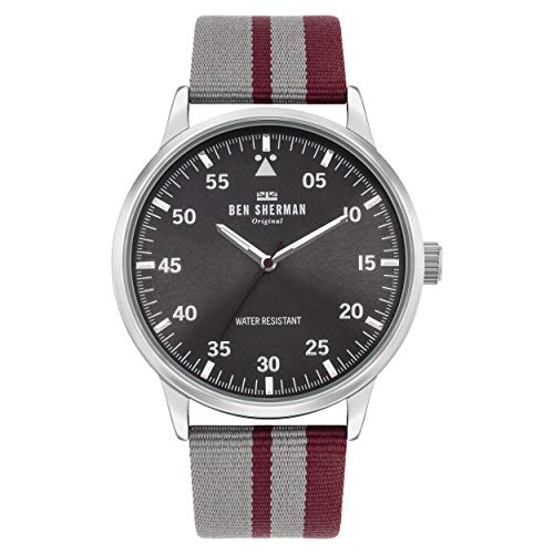 Ben Sherman Orologio Analogueico Quarzo Uomo Con Cinturino In Nylon Wb042Er
