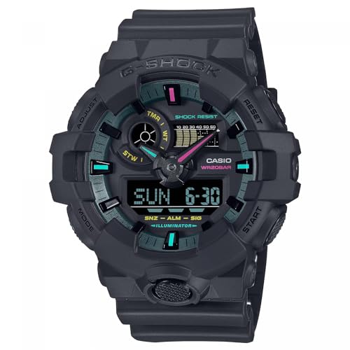 G-Shock Orologio Casio Ga-700Mf-1Aer Da Uomo, Nero