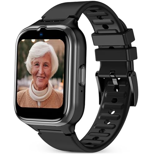 Spc Smartee 4G Senior – Orologio Intelligente Per Anziani Con Lettere Grandi, Pulsante Sos, Gps E Perimetro Di Sicurezza, Chiamate/Videochiamate, Ritm