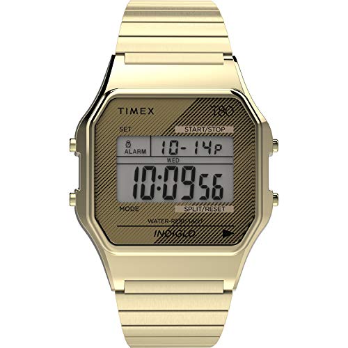 Timex Guarda T80 34 Mm Bracelet Extensible En Acier Inoxydable