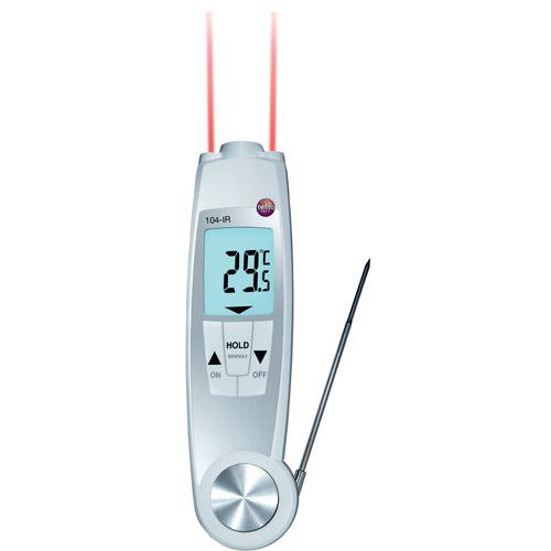 thermomètre infrarouge 2 en 1 - testo 104 ir