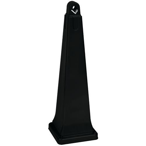 Cendrier Poteau Groudskeeper Noir - Rubbermaid