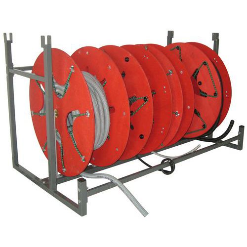 Niveau Pr Couronnes De Gros Cables Et Tuyau X 4 Bobines - Cable Equipements
