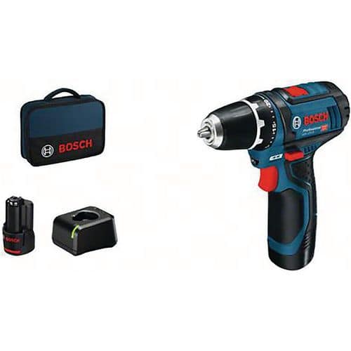 bosch 1 perceuses-visseuses sans-fil gsr 12v-15 (2x2.0 ; 12v-20 ; b)