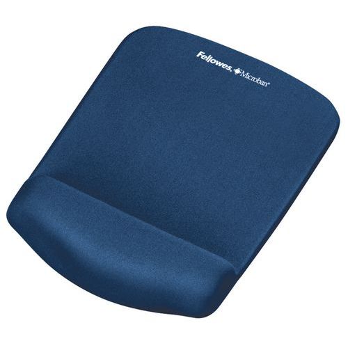 Tapis De Souris Repose Poignet Ergonomique Pluschtouch Bleu - Fellowes