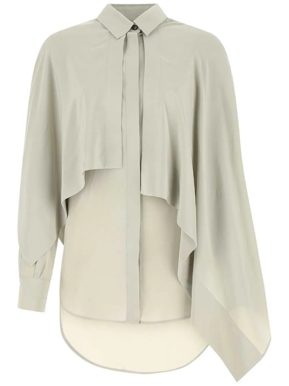 QUIRA Layered blouse - Grigio