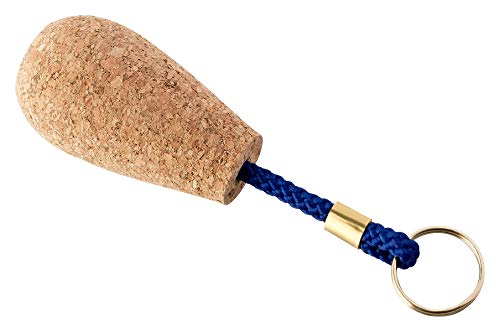 Kork-Deko - Portachiavi In Sughero, Ideale Per Uso Al Mitero Marino, 75 X 45 Mm