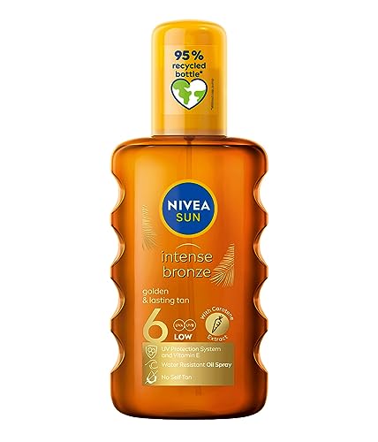 Nivea Sun Intense Bronze Spray Per Carotene Spf 6, 200 Ml