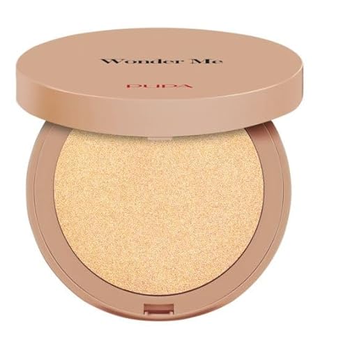 Pupa Wonder Me Glow Illuminante Compatto Viso Zero Effetto Polvere 102 Pure Gold G.7,5