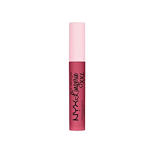 Nyx Professional Makeup Lip Lingerie Xxl, Rossetto Liquido Matte A Lunga Tenuta, Formula Vegana, Push'D Up