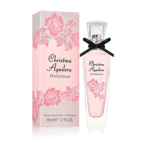 Christina Aguilera - Definition Eau De Parfum, Profumo Femminile, Con Mandarino, Orchidea E Ambra, Note Floreali E Agrumate, Fragranza Rinfrescante, P