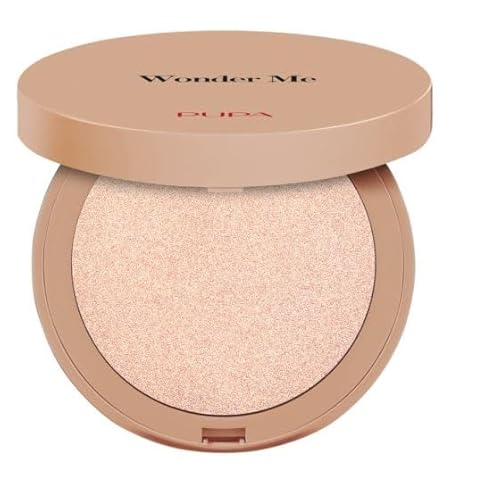 Pupa Wonder Me Glow Illuminante Compatto Viso Zero Effetto Polvere 101 Rose Gold G.7,5