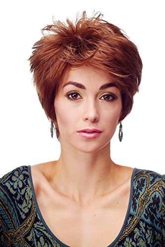 Wig Me Up - Parrucca Donna Corta Cotonata Ruggine Castano Ramato E Castano Rossiccio 81448-30