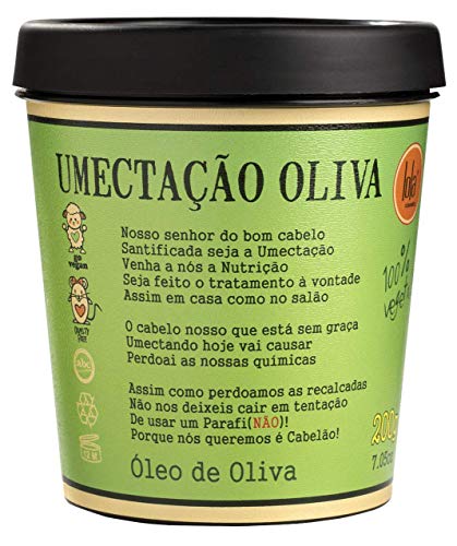 Lola Cosmetics Olive Wetting Mask- 200Gr Lola Cosmetics Umectação Oliva - Máscara 200Gr