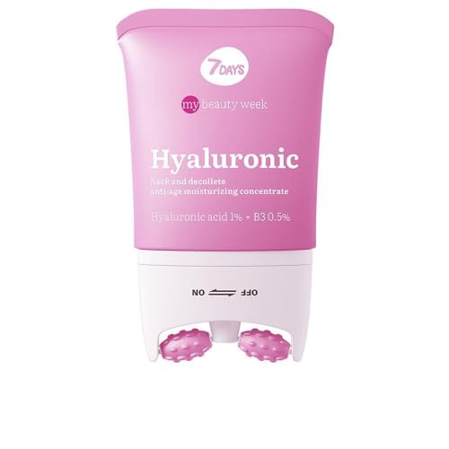 7Days - Crema Idratante Viso Con Acido Ialuronico - Skincare Coreana - Crema Rassodante Per Viso E Collo - Roller Anti Gonfiore Per La Pelle, 80 Ml