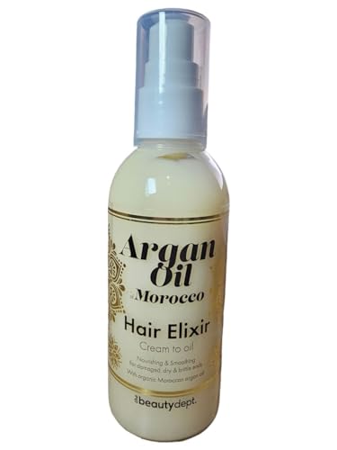 Elixir Capilare All'Olio Di Argan Marocchino Bio Nutre Ammorbidisce E Ripara I Capelli Danneggiati, 100 Ml