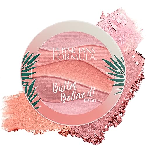 Physicians Formula, Butter Believe It! Blush, Illuminante In Crema Multicolore Con Formula Costruibile Per Un Look Naturale, Con Burro Di Murumuru, Di