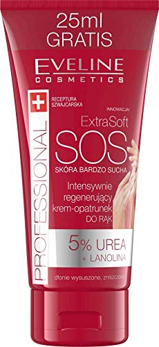 Eveline Cosmetics Crema Per Mani Extra Morbida Sos, 100 Ml