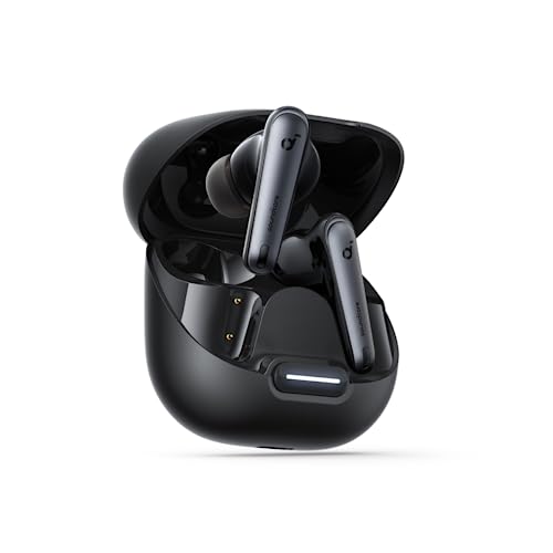 Soundcore Anker Liberty 4 Nc Cuffie Bluetooth Cancellazione Rumore, Auricolari Bluetooth 98,5% Meno Rumore, Cancellazione Rumore Adattiva Orecchie/Amb