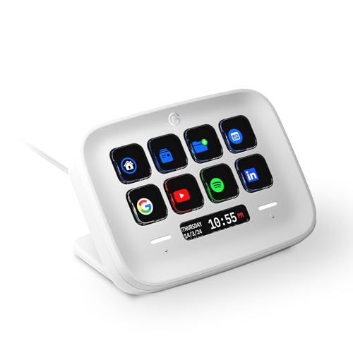 Elgato Stream Deck Neo – 8 Tasti Personalizzabili, 2 Touch Point, Velocizza Attività E Flussi Di Lavoro - Controlla Word, Excel, Powerpoint, Teams, Zo