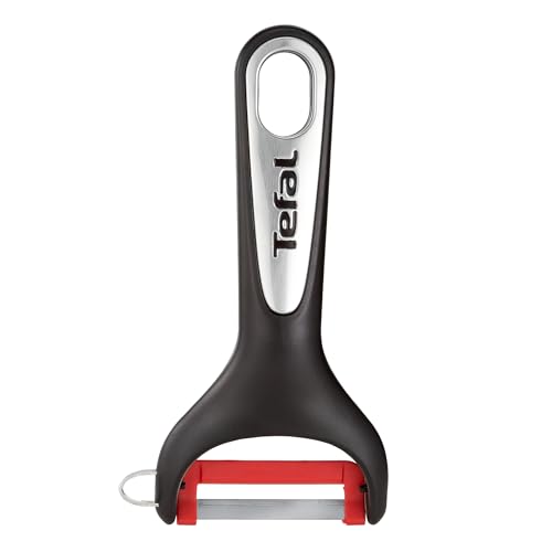 Tefal Pelador Plástico Termoresistente Libre Bpa, Resistentes A Las Manchas Y Fáciles De Lavar, Acciaio, Rojo