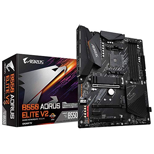 Gigabyte B550 Aorus Elite V2 (Amd Ryzen 5000/B550/Atx/Pcie4.0/Ddr4/Usb3.2 Gen 1/Realtek Alc1200/M.2/2.5 Gbe Lan/Hdmi/Dp/Gaming Scheda Madre)
