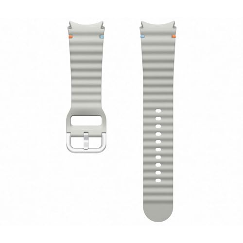 Samsung Sport Band Cinturino Sportivo (M/L) Per Galaxy Watch4 | Watch5 | Watch6 | Watch7 Series, Silver