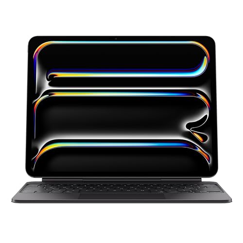 Apple Magic Keyboard Per Ipad Pro 13" (M4), Comodissima Per Scrivere, Trackpad Integrato, Tasti Funzione, Inglese (Usa) - Nero