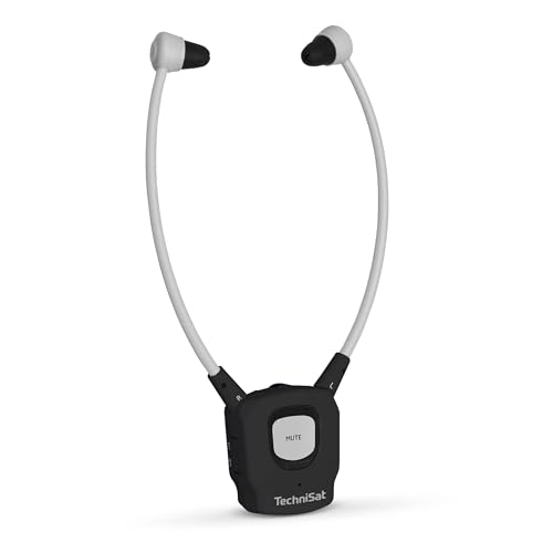 Technisat Stereoman Isi 3 – Cuffie (Secondo Auricolare, Senza Fili Stereo Con Batteria, Senza Trasmettitore, Solo Compatibile Con Stereoman Isi 3) Ner