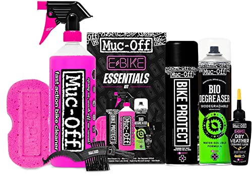 Muc Off Fahrradreiniger Set Essentials E-Bike Kit 6-Teilig, Mu-Kit-2524