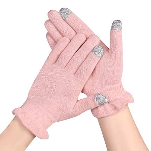 Donfri Guanti In Cotone Touch Screen Guanti Da Lavoro Dermatite Atopica Sottili E Idratanti Per Mani Asciutte, Eczema, Bellezza (Taglia S)