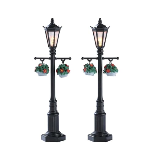 Lemax - Old English Lamp Post, Set Of 2, B/O (4.5V)