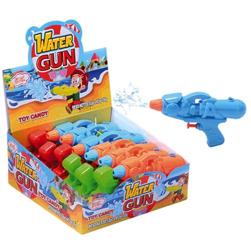 Water Gun Candy Toys Con Caramelle Joy Gum Espositore Da 12 Pz