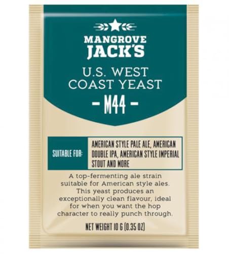 Mangrove Jack 'S Lievito M44 Us Costa Occidentale Attività Serie Lievito 10G Treats 23L