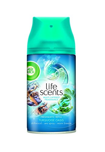 Ambientador Air Wick Fresmatic Max Oasis Turquesa 250Ml (Recambio)