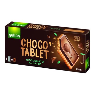 Gullon Choco Tablet Latte Gr.150 - 12 Unità