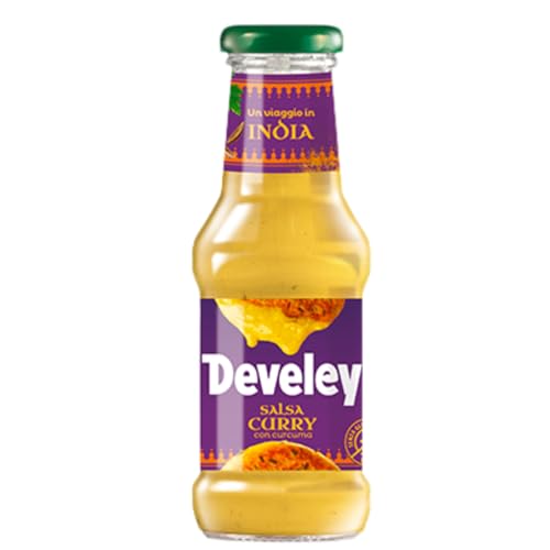 Salsa Curry Develey Curry Con Curcuma India Bottiglia Vetro Da 250 Ml