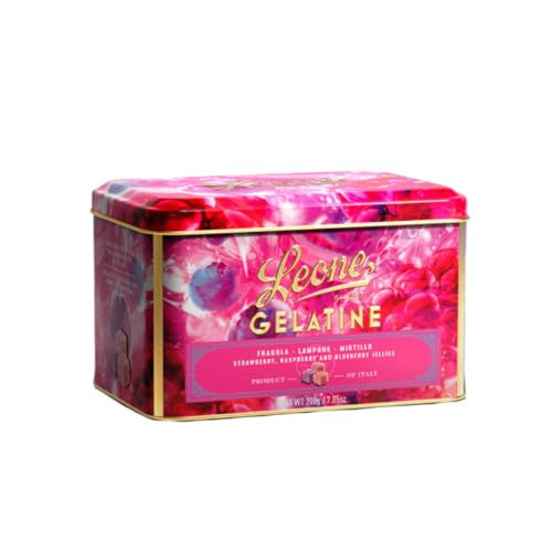 Caramelle Morbide Cubifrutta Frutti Di Bosco Pastiglie Leone Latta Da 200 G