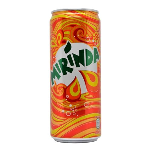 Mirinda Bibita Analcolica Gusto Arancia - Bevanda Dissetante Al Gusto Di Arancia In Confezione Da 24 Lattine Da 330 Ml