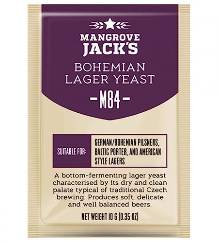 Mangrove Jack 'S Lievito M84 Bohemia Lager Attività Serie Lievito 10G Treats 23L