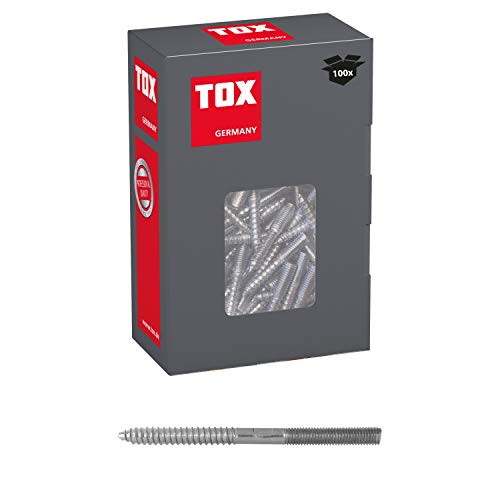 Tox 9510154 Tox-09510154-Espárrago St-Rg 8/100 En Cajas De 100, Multicolor, M8X100 Mm