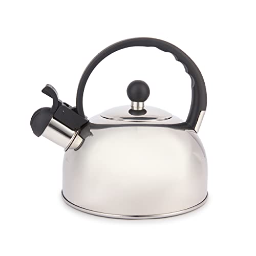 La Cafetière Bollitore A Fischio, In Acciaio Inox, 1,3 L, Colore: Argento