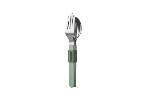 Mepal - Set Di Posate 3 Pezzi Silueta - Lavabile In Lavastoviglie - Servizio Da Tavola - Coltello, Forchetta E Cucchiaio Compreso Il Supporto - Nordic