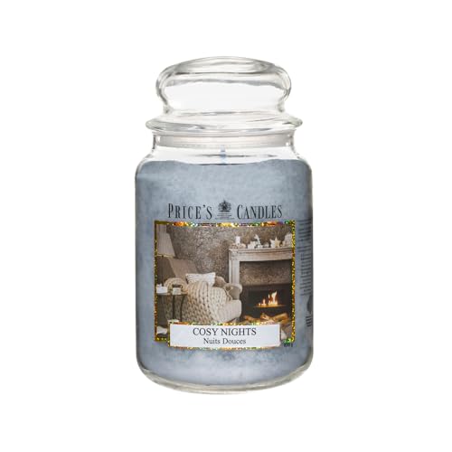 Price'S Candles - Candela In Giara Grande Cosy Nights - Durata Fino A 150 Ore Di Combustione