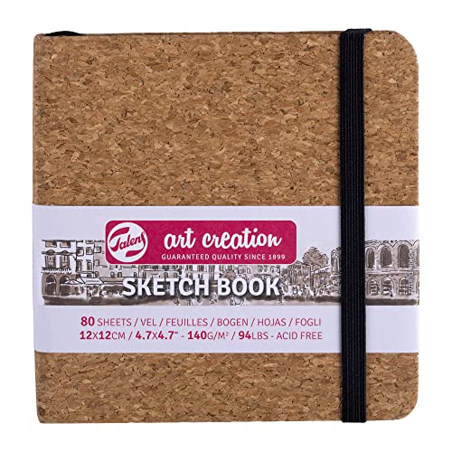 Talens Art Creation Skizzenbuch, Kork, 12 X 12 Cm, 140 G, 80 Blatt (9314054M)