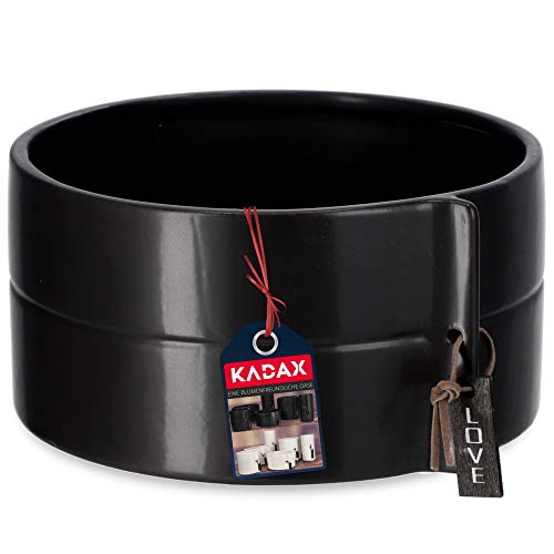 Kadax Overflow Fatto Di Ceramica, 2 Colori, Intagliato Di Fiori, Pentola Rivestita In Ceramica, Vaso Di Fiori, Vaso Di Fiori, Fioriera Per Alberi Di D