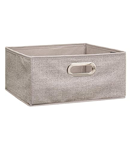 5Five - Cestino In Tessuto "Mix N Modul" 31X15Cm Beige Screziato