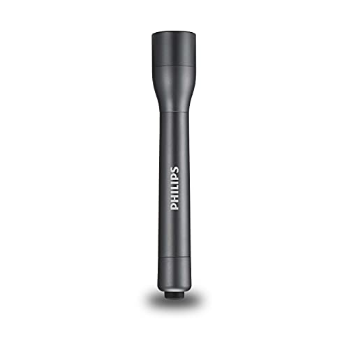Philips Sfl4002T/10 - Torcia Tascabile A Led Con 2 Batterie Aa (Incluse) - 110 Lumen - Nero