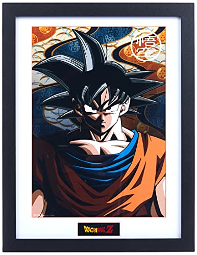 Gb Eye Pfc1974 Poster Incorniciato Di Dragonball Z - Son Goku, 30 X 40 Cm, Multicolore