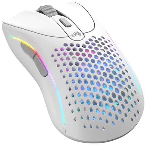 Glorious Gaming Model D 2 Mouse Da Gaming Senza Fili - Erg., Superlegg. 66 G, Durata Batt. 210 H, Sens. Ottico 26.000, 6 Tasti Programm., Ciclo Vita 8